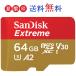 Point+10!Ψ41% 64GB microSDXC ޥSD SanDisk Extreme UHS-I A2 U3 V30 R:170MB/s W:80MB/s SDSQXAH-064G ѥå 