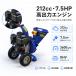 Gaidoh �E�b�h�`�b�p�[ �G���W���� ���Ӌ@ 7.5HP 212cc �Z���t�t�B�[�h�@�\���� �ő�50mm�Ή� �K�[�f���V�����b�_�[ �}�ؕ��Ӌ@ �L���z�b�p�[ OHV4�X�g���[�N �֘A�摜3