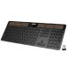 Arteck Wireless Solar Keyboard Full Size Solar Recharging Keyboard for Computer/Desktop/PC/Laptop/Surface/Smart TV and Windows 10/8 / 7 / Vista/XP Bui