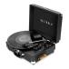 Victrola VSC-500BTC-BLK Vinyl Suitcase Record Player with Cassette, Bluetooth connectivity, 14 x 11 x 5 inches, Black