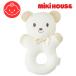  Miki House baby mikihouse велюр .. погремушка белый 46-1294-493