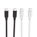 USB IF�F�ؕi/�ő�20V5A�i100W�j�Ή� ���ϋv/�f���ۏ�18���� USB�[�d�������P�[�u�� 1m�yType-C - Type-C�z(AJ665/AJ666�j