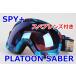SPY PLATOON SABER голубой рисунок рама оттенок красного линзы защитные очки от снега запасной линзы имеется гибкий рама Spy R2401-215