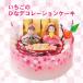 ひなまつり ケーキ ひな祭り お菓子 桃の花 お祝い プレゼント スイーツ プレゼント いちごのデコレーションケーキ