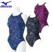 MIZUNO Mizuno плавание женский тренировка купальный костюм medium cut N2MAC274 женский долговечный тренировка для 