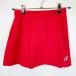 [ б/у ] Yonex юбка W64 красный женский YONEX юбка теннис одежда 