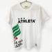 [ б/у ]a потертость ta короткий рукав футболка pra рубашка M белый мужской ATHLETA футбол футзал 