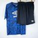 [ б/у ][ верх и низ в комплекте ] Umbro dry рубашка pra рубашка шорты . пот скорость .M темно-синий черный UMBRO футбол футзал одежда 