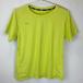 [ б/у ] Mizuno тренировка одежда короткий рукав футболка XL Sunny lime .32MA1811 женский MIZUNO спорт одежда 