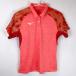 [ б/у ] Mizuno игра рубашка рубашка с коротким рукавом Polo воротник JTTA L fire Lee коралл 82JAA210 женский MIZUNO форма настольный теннис одежда 