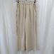 [ б/у * не использовался товар ] Moussy GATHER WIDE PANTS широкий брюки 1 бежевый 010ASA30-2550 женский MOUSSY M размер 