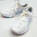 [ б/у ] Asics DYNAFEATHER Dyna перо 23.5cm белый × голубой 1073A064 женский asics настольный теннис обувь 