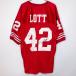 [ б/у ]NFL 49ers Сан-Франциско four tinaina-z форма джерси #42 LOTTro колено Rod XL автограф автограф американский футбол 