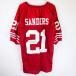 [ б/у ]NFL 49ers Сан-Франциско four tinaina-z форма джерси #21 Sanderste on Sanders XL автограф автограф американский футбол 