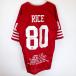 [ б/у ]NFL 49ers Сан-Франциско four tinaina-z форма джерси #80 RICE Jerry рис XL автограф автограф американский футбол 