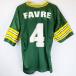 [ б/у ]LOGO ATHLETIC NFL PACKERS зеленый Bay * уплотнитель z форма джерси #4 FAVRE Brett * мех vuM американский футбол 