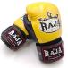 [ б/у ]RAJA радиоконтроллер . бокс перчатка текстильная застёжка тип 10OZ желтый черный боевые искусства 