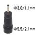DC�v���O �T�C�Y�ϊ� �A�_�v�^ ��5.5/2.1mm �� ��3.0/1.1mm