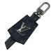  Louis Vuitton кольцо для ключей M63620porutokre*k Rossi . монограмма * Eclipse очарование брелок для ключа Logo черный серый чёрный мужской 