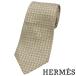  галстук Hermes мужской шелк мелкий рисунок . какой . рисунок ja карта оттенок бежевого HERMES широкий галстук 