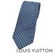 прекрасный товар Louis Vuitton бренд галстук M77104 высококлассный шелк klavato* vi vi enn Every одежда цветок цветок темно-синий темно-синий синий 