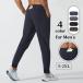  легкий брюки брюки-джоггеры длинные брюки мужской низ длинные брюки с карманом талия резина "дышит" одноцветный простой спорт движение мужской 