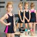  школьный купальник One-piece юбка купальный костюм детский Kids Junior девочка женщина ученик начальной школы ученик неполной средней школы простой линия школа плавание плавание море 
