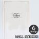  настенный стикер стена стикер обои наклейка наклейка тип модный туалет . уборная дверь знак Британия знак глаз печать украшение приклеивание простой DIY узор 