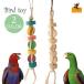  bird игрушка птица для игрушка игрушка попугай длиннохвостый попугай товары для домашних животных из дерева трос ... древесина для грызки домашнее животное товары качели покачивающийся подвешивание ниже модель -тактный отсутствует 