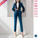  выставить женский длинный рукав костюм жакет tailored jacket тугой брюки распределение цвета модный работа весна осень Корея to29100