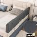  bed забор спальное место защита подушка вращение . предотвращение высокий bed легко устанавливается мягкость .1 листов ввод младенец детский рождение праздник подарок 
