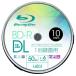 BD-R DL ֥롼쥤ؼ Ͽ ӥǥ10 50GB 6®б Lazos L-BDL10P/2686