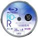 BD-R ֥롼쥤ǥ 25GB CPRMб 6® ۥ磻ȥ졼٥ 10 Lazos L-B10P/2662