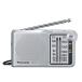  Panasonic FM/AM 2 частота ресивер аккумулятор тип ( серебряный ) RF-P155-S