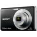 SONY цифровая камера Cyber-Shot( Cyber Shot ) W190 (1210 десять тысяч пикселей / оптика x3/ цифровой x6/ черный ) DSC-W190/B