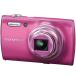 OLYMPUS цифровая камера VH-510 розовый iHS технология 1200 десять тысяч пикселей задняя поверхность подсветка type CMOS оптика 8 кратный zoom DUAL IS Hi-Vision Movie 3.0 type LCD 3D фото 