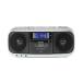TOSHIBA CD радио кассета магнитофон CUTEBEAT серебряный TY-CDK5(S)