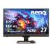 BenQ MOBIUZ EX2780Qge-ming монитор (27 дюймовый /IPS/DisplayHDR400/WQHD/144Hz/5ms/ дистанционный пульт /2.1ch динамик /HDMI/DP/USB Type-C)