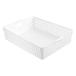  stock basket A4 size storage possible white 26.4×35.3× height 8.1cm