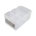  одежда мелкие вещи место хранения box 3 раздел прозрачный 10.5×17× высота 7.9cm (100 иен магазин 100 иен единообразие 100 единообразие 100.)