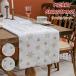  стол Runner Рождество 33×180cm Северная Европа способ стол украшение нежный мех стол ткань центр Cross снег. кристалл зима узор стол покрытие ins оборудование орнамент 