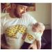  родители . пара look baby короткий рукав пицца родители . пара look родители .ko-te детский комбинезон родители . ссылка ko-te пицца принт комбинезон симпатичный младенец родители ....ko-te