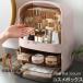  ящик для косметики cosme box косметика место хранения box макияж кейс пыленепроницаемый водонепроницаемый большая вместимость крышка имеется уход за кожей сопутствующие товары бардачок выдвижной ящик тип настольный место хранения ванная уборная для бытового использования 