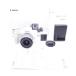  Canon Canon беззеркальный однообъективный камера EOS Kiss M стандарт zoom комплект белый [W2609017A]