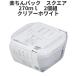 �X�N�G�A270ml�@2�g�@�N���A-�z���C�g  �ۑ��e�� �v���X�`�b�N�����e�� �T�C�Y�F11.1 �~ 12.1 �~ 5.1H�i270ml�j  �y����p�b�N�@���{��