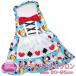  фартук baby Kids девочка Disney Alice становится .. Halloween свободный размер 80~95cm A2C21