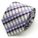  простой fre-zkla bat бренд галстук в клетку .. рисунок мужской лиловый SIMPLE PHRASE CRAVAT