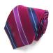 feafaks бренд галстук полоса рисунок шелк сделано в Японии PO мужской wine red FAIRFAX
