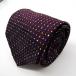  L бренд галстук шелк точка рисунок PO мужской лиловый ELLE
