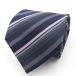  Renoma бренд галстук шелк полоса рисунок мужской темно-синий renoma